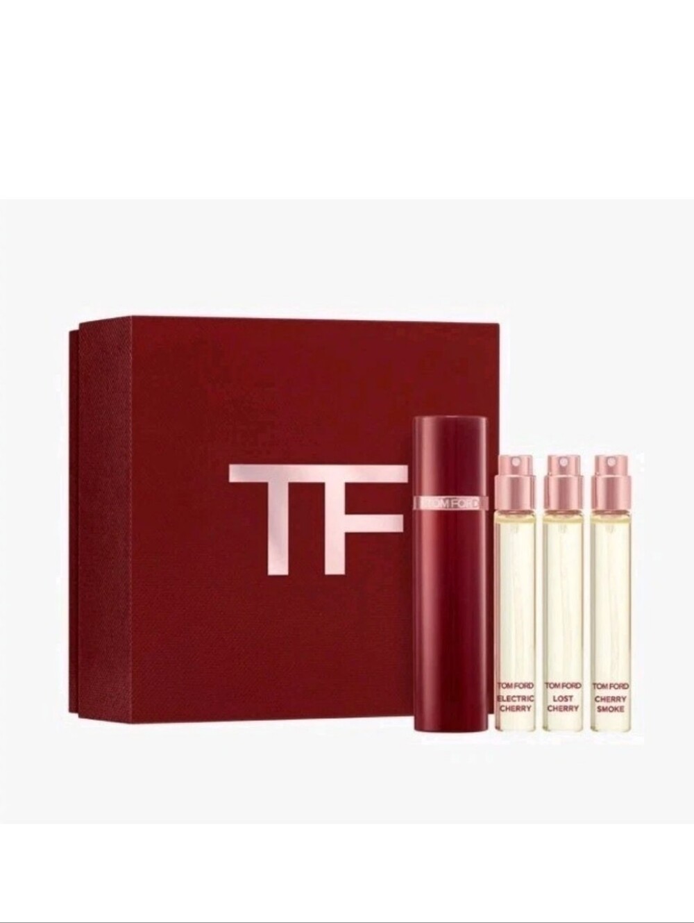 Tom Ford Cherry Travel Gift Set | Lost Cherry, Electric Cherry & Cherry Smoke